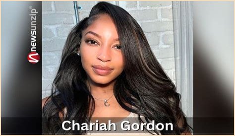 

Chariah Gordon- Wiki, Age, Height, Net Worth, Boyfriend, Ethnicity	